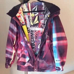 💜💛 Volcom Nimbus - 'Graphic Cartoon' Jacket